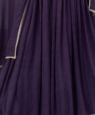 Emroidered Thread Work Ready To Wear Lehenga & Unstitched Blouse With Dupatta 3