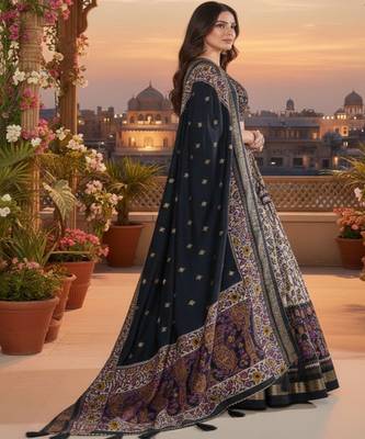 Printed Kalamkari Ready to Wear Lehenga & Unstitched Blouse With Dupatta 2