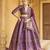 Woven Design Art Silk Lehenga & Unstitched Blouse With Dupatta