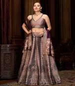 Woven Design Art Silk Lehenga & Unstitched Blouse With Dupatta