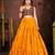 Embroidered Semi Stitched Lehenga & Unstitched Blouse With Dupatta