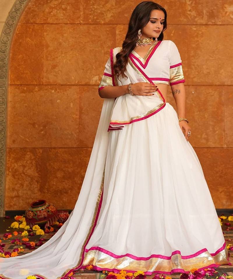 Ready to Wear Lehenga & Blouse With Dupatta