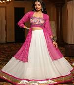 Embroidered Thread Work Ready to Wear Lehenga &