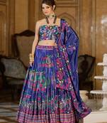 Printed Ready to Wear Lehenga & Blouse With Dupatta