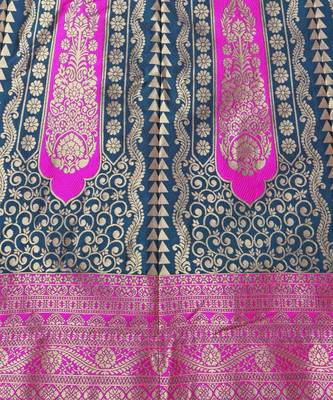Woven Design Ready to Wear Lehenga & Unstitched Blouse With Dupatta 3