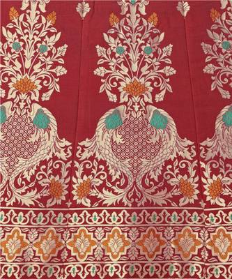 Woven Design Ready to Wear Lehenga & Unstitched Blouse With Dupatta 3