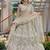 Gorgeous White Embroidered Net Party Wear Lehenga Choli With Dupatta