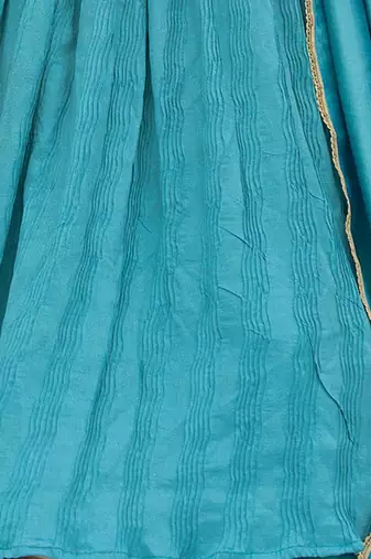 Emroidered Thread Work Ready To Wear Lehenga & Unstitched Blouse With Dupatta