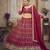 Embroidered Sequinned Semi Stitched Lehenga & Unstitched Blouse With Dupatta