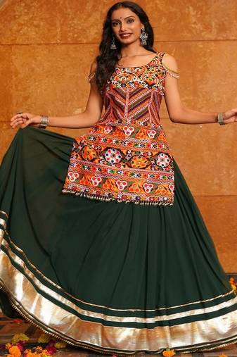 Embroidered Ready to Wear Lehenga &