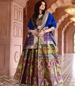 Ready to Wear Lehenga & Unstitched Blouse With Dupatta