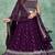 Embroidered Sequinned Semi Stitched Lehenga & Unstitched Blouse With Dupatta