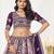 Thread Work Semi Stitched Lehenga & Unstitched Blouse With Dupatta