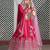 Embroidered Thread Work Semi Stitched Lehenga & Blouse With Dupatta