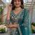 Notable Sea Green Sequins Net Reception Wear Lehenga Choli