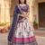 Printed Foil Print Ready to Wear Lehenga & Unstitched Blouse With Dupatta