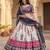 Printed Foil Print Ready to Wear Lehenga & Unstitched Blouse With Dupatta