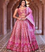 Ready to Wear Lehenga & Unstitched Blouse With Dupatta