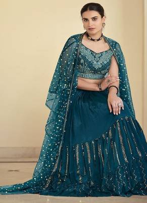 Embellished Ready to Wear Lehenga & Blouse With Dupatta 3
