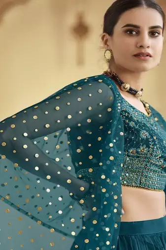 Embellished Ready to Wear Lehenga & Blouse With Dupatta