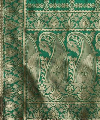 Maroon & Green Ready to Wear Lehenga & Unstitched Blouse With Dupatta 4