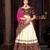 Embroidered Thread Work Semi Stitched Lehenga & Unstitched Blouse With Dupatta