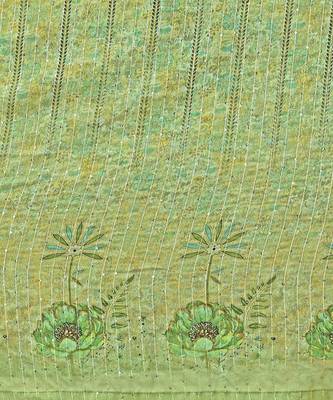 Printed Sequinned Ready to Wear Lehenga & Unstitched Blouse With Dupatta 3