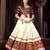 Embroidered Thread Work Semi Stitched Lehenga & Unstitched Blouse With Dupatta