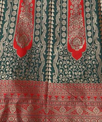 Woven Design Ready to Wear Lehenga & Unstitched Blouse With Dupatta 3