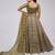 Embroidered Beads and Stones Semi Stitched Lehenga & Unstitched Blouse With Dupatta