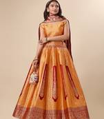 Ready to Wear Lehenga & Unstitched Blouse With Dupatta