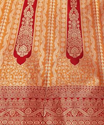 Ready to Wear Lehenga & Unstitched Blouse With Dupatta 3