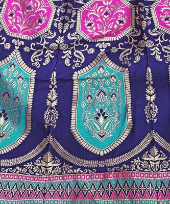 Woven Design Ready to Wear Lehenga & Unstitched Blouse With Dupatta 3