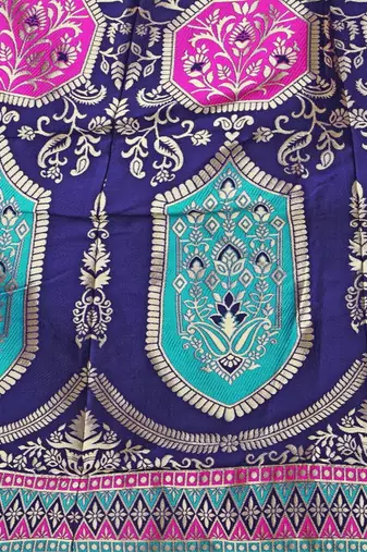 Woven Design Ready to Wear Lehenga & Unstitched Blouse With Dupatta