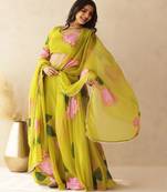 Printed Thread Work Ready to Wear Lehenga & Blouse With Dupatta