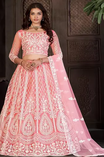 Women Embroidered Lehenga Choli