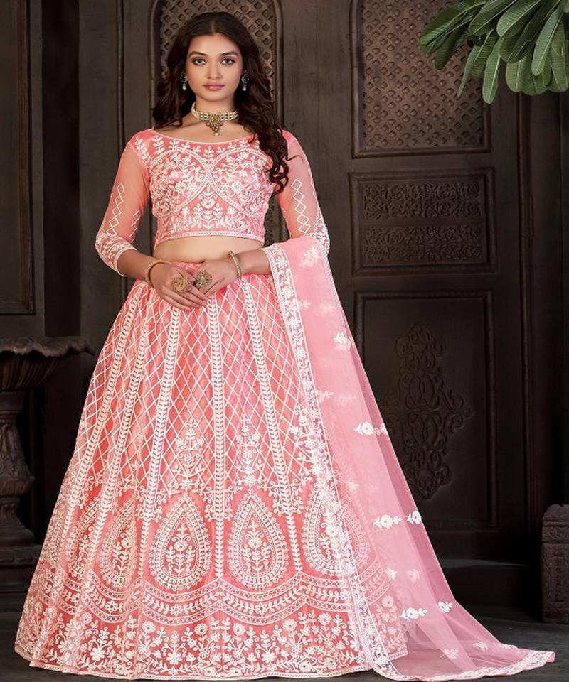 Women Embroidered Lehenga Choli