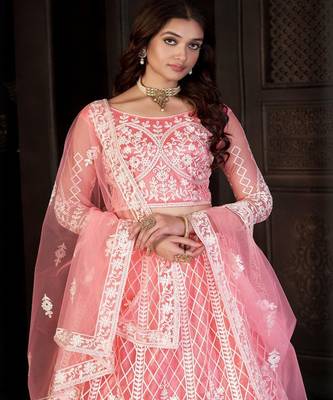 Women Embroidered Lehenga Choli 2