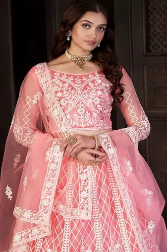 Women Embroidered Lehenga Choli