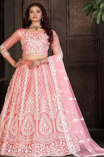 Women Embroidered Lehenga Choli