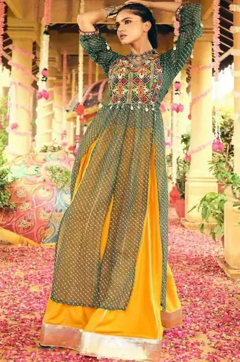 Embroidered Thread Work Ready to Wear Lehenga &