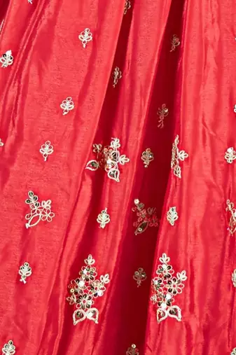 Embellished Beads and Stones Semi Stitched Lehenga & Unstitched Blouse With Dupatta