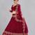 Embroidered Thread Work Semi Stitched Lehenga & Unstitched Blouse With Dupatta