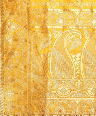 Teal & Mustard Ready to Wear Lehenga & Unstitched Blouse With Dupatta 4