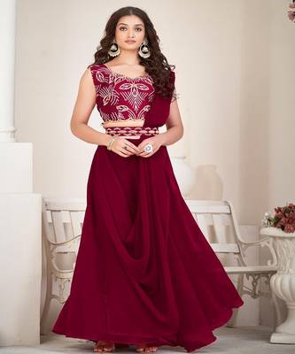 Women Embroidered Lehenga Choli 1