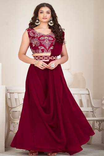 Women Embroidered Lehenga Choli