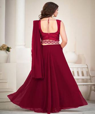 Women Embroidered Lehenga Choli 4