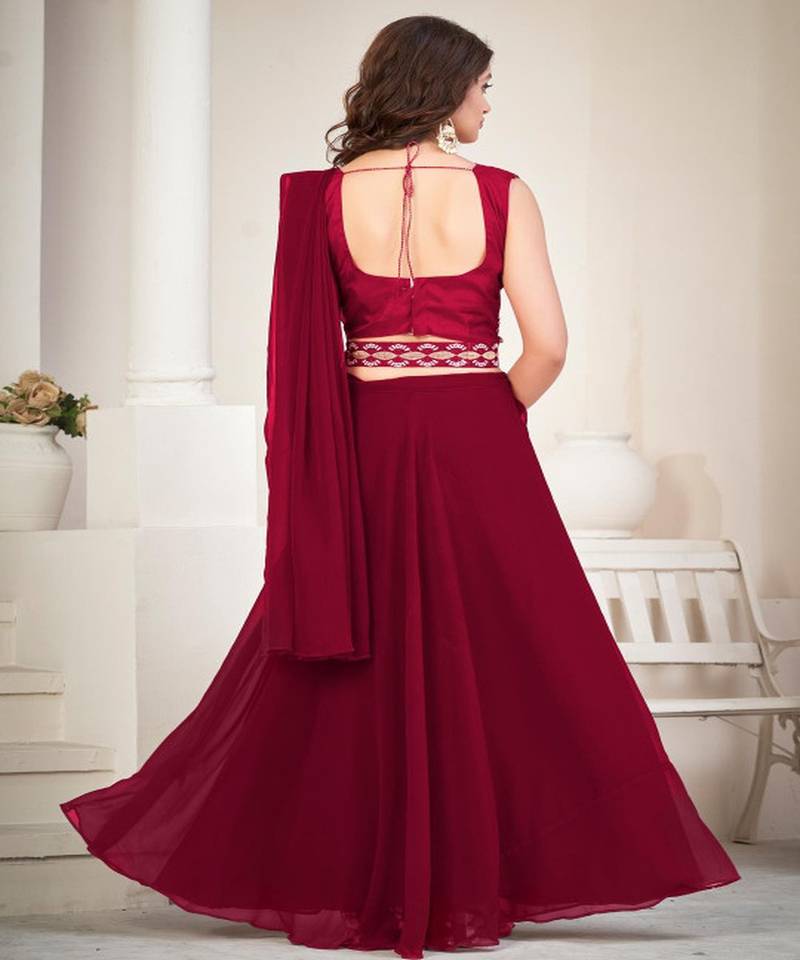 Women Embroidered Lehenga Choli