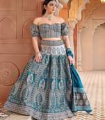 Ready to Wear Lehenga & Unstitched Blouse With Dupatta