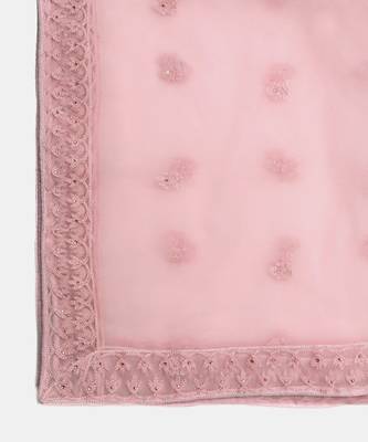 Embroidered Beads and Stones Semi Stitched Lehenga & Unstitched Blouse With Dupatta 4